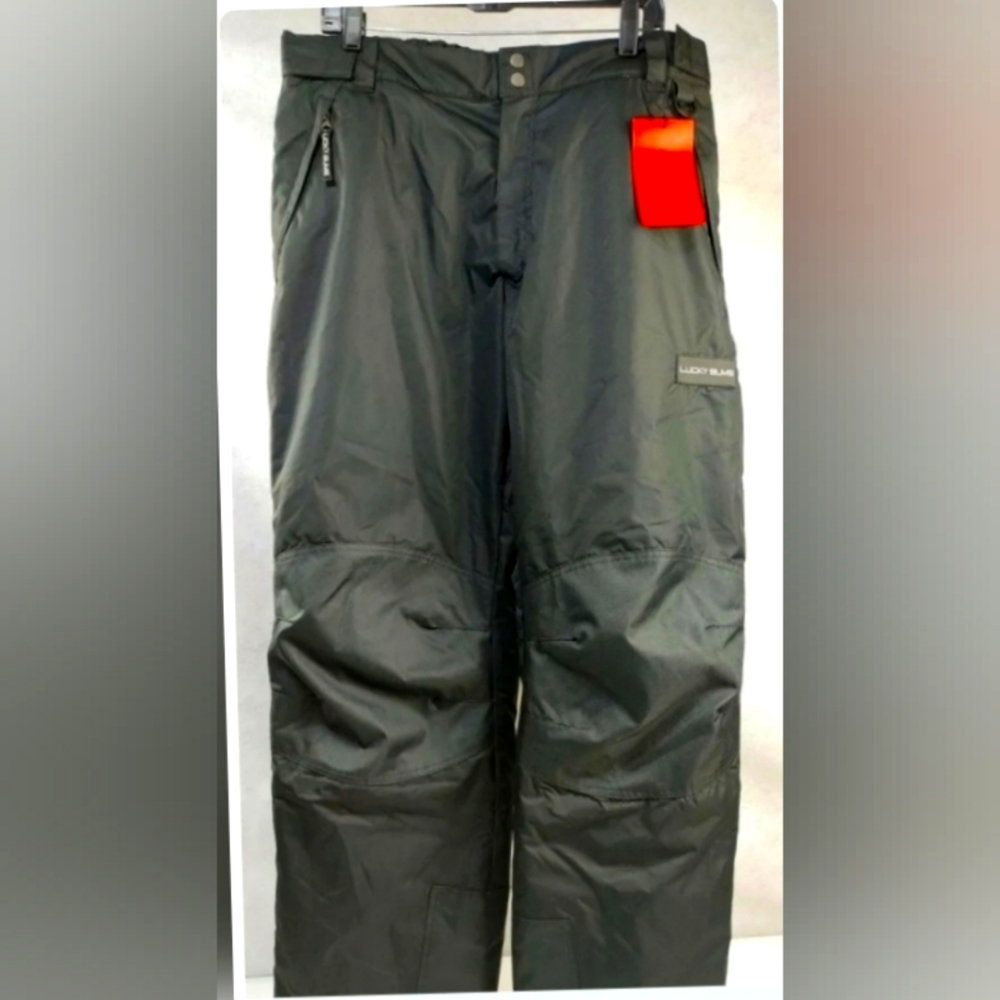 NWOT Lucky Bums Adult Snow Pants Black Snow/Ski Pants